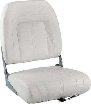 Кресло складное мягкое SPECIAL HIGH BACK, обивка серый/черный/красный винил 76236GRC фото