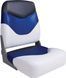Кресло складное мягкое Premium High Back Boat Seat, белый/синий 75128WBC фото 1