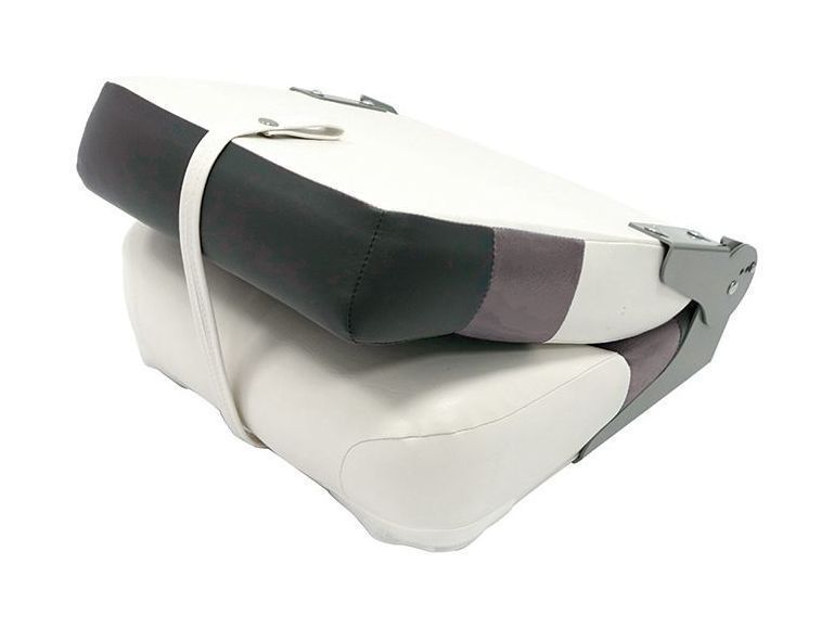 Кресло складное мягкое Premium High Back Boat Seat, белый/синий 75128WBC фото