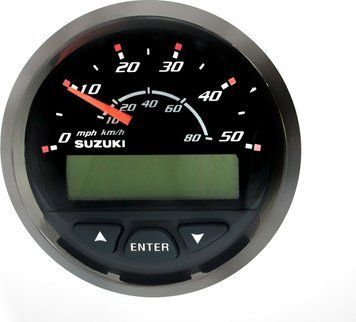 Спідометр Suzuki DF300, 80 км/год, чорний 3410098J20000 фото