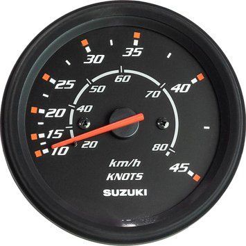 Спідометр Suzuki 4", 80 км/год, 45 вузлів, чорний 3410093J42000 фото