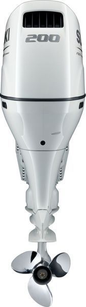 Мотор лодочный Suzuki DF200ATX, белый DF200ATX_white фото