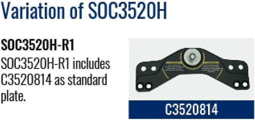Рульова пластина для циліндра SOC3520H-R1, Sea First C3520814 фото