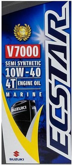 Масло ECSTAR Suzuki Marine V7000 4T SAE 10W40, полусинтетика, на разлив 9900026310200_литрами фото