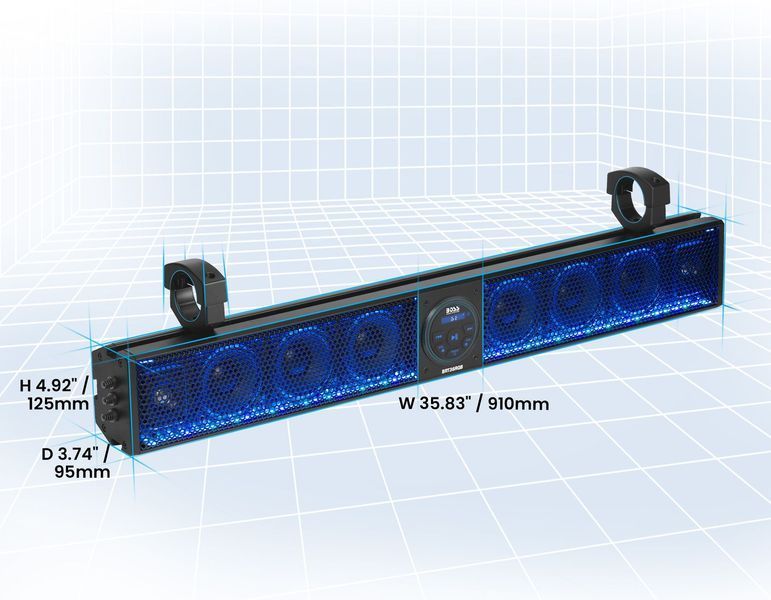 Акустична панель на таргу BRT36RGB, BOSS BRT36RGB фото