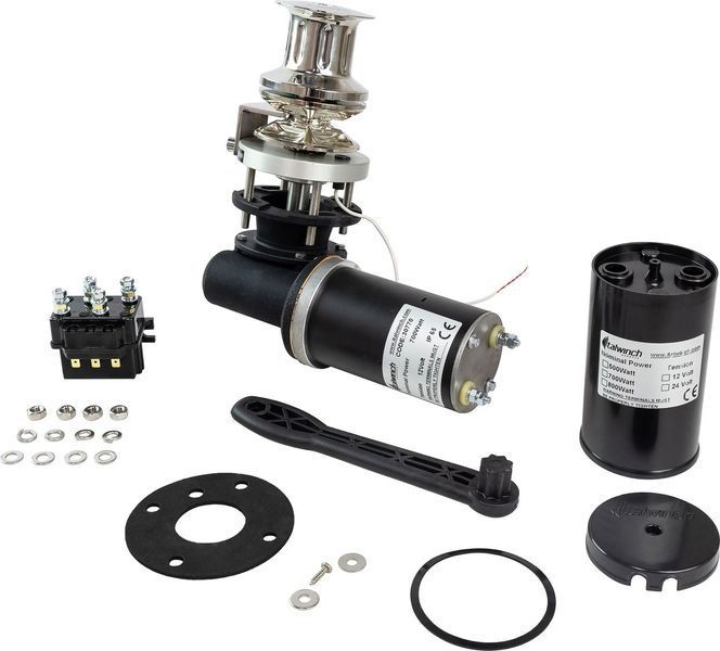Лебідка якірна Italwinch SMART-R1 з барабаном, 700Вт, 12 В, ланцюг 6мм R1_0712_06D фото