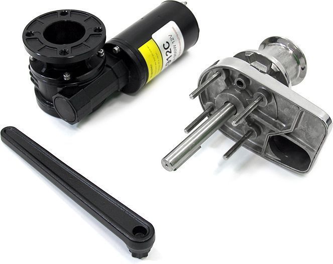 Лебідка якірна серії-C Heavy Duty Style (з барабаном) 900Вт, 12 В, ланцюг 6 мм / мотузка 12 мм C912C-6MM фото