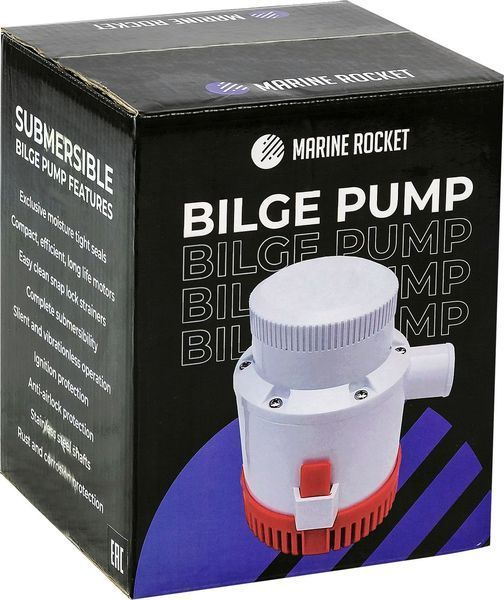 Помпа осушительная Marine Rocket, 3000GPH (11355 л/ч), 12 В MR810-3000 фото