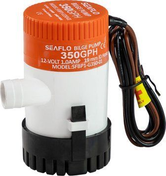 Помпа осушительная 12 В, 350GPH (1324,75 л/час), SeaFlo SFBP1G35001 фото