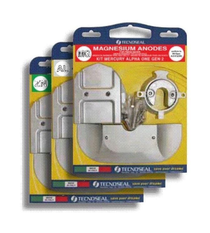 Аноды магниевые MerCruiser Alpha I Gen-II c 1991 г.в. Tecnoseal KITALPHAONEGEN2MG фото